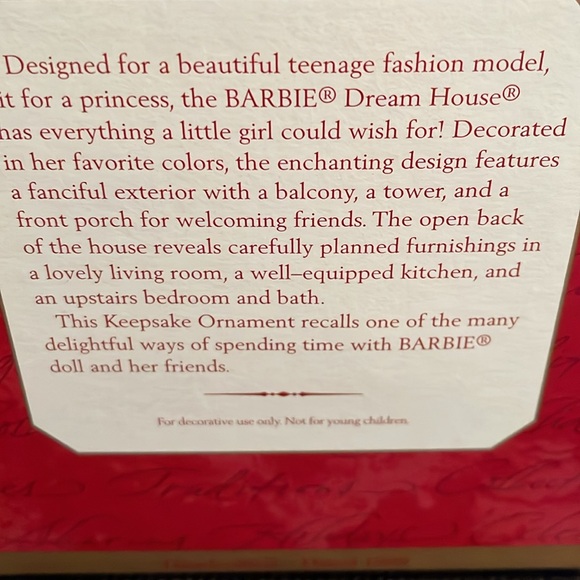 Vintage Hallmark Barbie Dream House Ornament 1999 - Picture 5 of 7